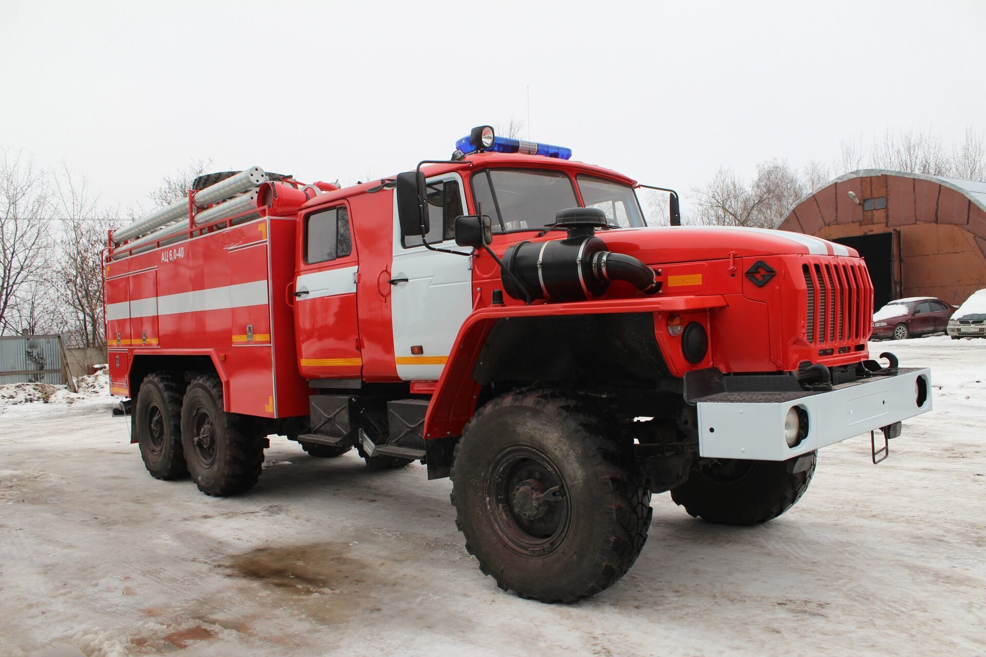 Пожарный автомобиль Аэродромный Урал 4320